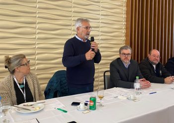 Deputado Luiz Carlos Busato esteve na CICS na segunda, 24. Foto: Divulgação