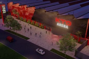 DDD-Recuperado-Recuperado-Recuperado-Recuperado-Recuperado-Recuperado-Recuperado-Recuperado-Recuperado-Recuperado Projeto para fachada da KTO Arena. Foto: Criaforma Arquitetura / Divulgação