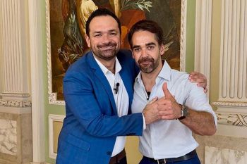 Dimas e Leite hoje, no Palácio Piratini