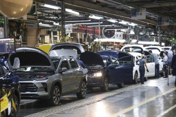 GM produção de carros capa