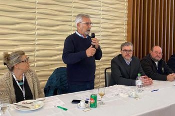 Deputado Luiz Carlos Busato esteve na CICS na segunda, 24. Foto: Divulgação