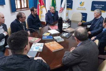 Sem Título-1 Representantes da Prefeitura de Gravataí se reúnem com gestores da Santa Casa para tratar sobre o andamento das obras da Nova Emergência SUS do Becker