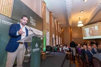 Leite foi palestrando do primeiro Tá na Mesa da Federasul, nesta quarta-feira