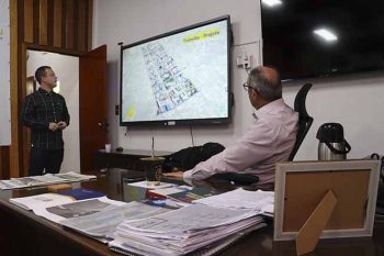 Ósio apresenta o projeto do Novo Centro de Gravataí, sob o olhar do prefeito Zaffa