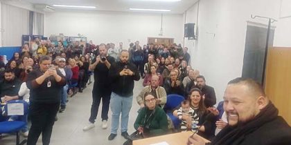 Tetê, na abertura da plenária do Avante, em Cachoeirinha