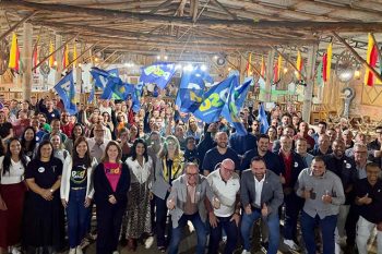 Ato político aconteceu na noite desta segunda, no CTG Carreteiro da Saudade