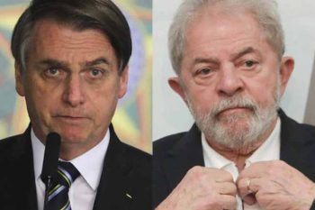 bolsonaro e lula capa