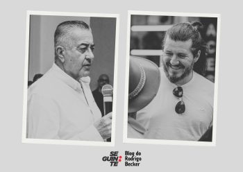 Nedy de Vargas Marques e Cris Moraes: 'cabo-de-guerra' para saber quando, como e em que condições o vice assumirá o governo. Foto: Montagem sobre imagens das Redes Sociais