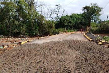 estrada nazário liberada enchente jun 25 Já liberada, Estrada do Nazário terá que ser repavimentada menos de um ano após inauguração