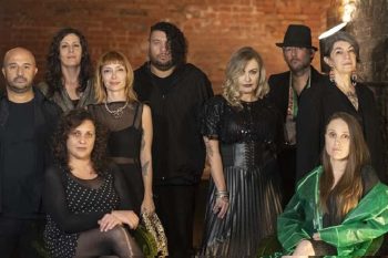 Integrantes da Garotas Instantâneas e da EX / Foto: Fernanda Chemale