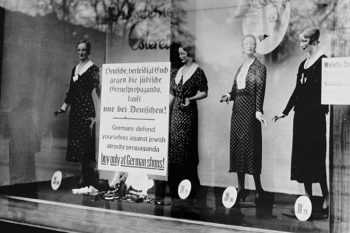Cartaz de boicote. Berlim, Alemanha, 1º de abril de 1933 | Enciclopédia do Holocausto