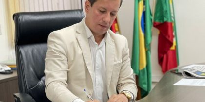 Gilson Oliveira é o atual vice-presidente da Câmara e comanda o legislativo enquanto Cris Moraes estiver como prefeito interino. Foto: Bruna Ourique/Divulgação CMC
