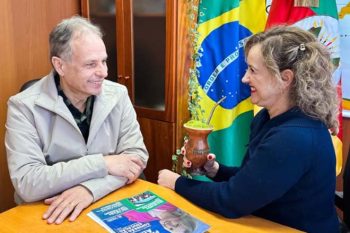 Patrícia Alba e Marco Alba nesta segunda-feira, na AL