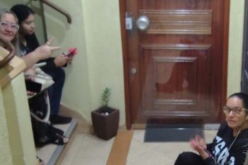 Neka enviou fotos e vídeos de sua equipe impedida de entrar na secretaria