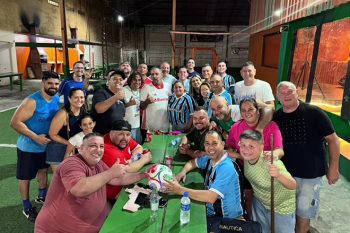 Confraternização entre Edison Cordeiro e Família Caçapava, nesta sexta