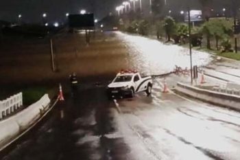 ponte bloqueada cachoeirinha maio 2024