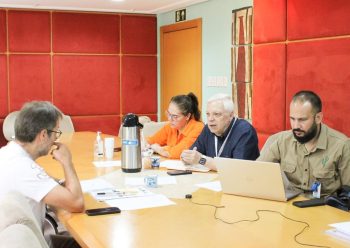Reunião no HU foi o terceiro encontro do grupo que avalia fluxos e processos entre os hospitais da cidade. Foto: Divulgação/ECom PMC