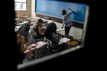 sala de aula piso magistério professores