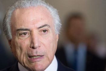 Michel Temer, presidente interino do Brasil