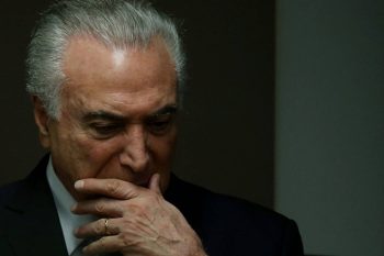 Temer durante evento no Tribunal de Contas | Foto ADRIANO MACHADO