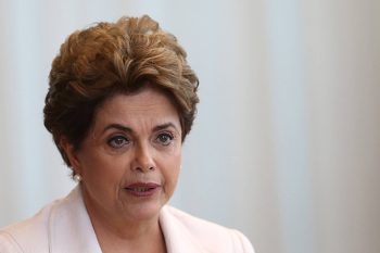 Dilma no Palácio da Alvorada, em agosto de 2016