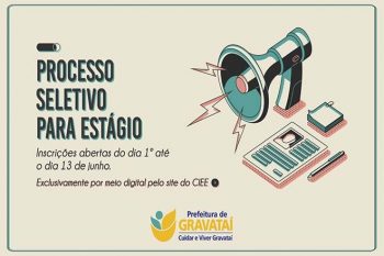 Saiba como se inscrever até dia 13 de junho