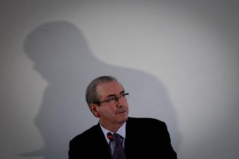 Eduardo Cunha, na foto de FERNANDO BEZERRA JR que ilustra a reportagem do El País