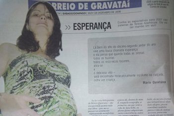 Reprodução do Correio de Gravataí de dezembro de 2007