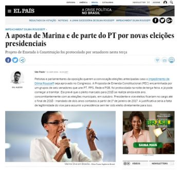Reportagem do El País Brasil revela movimento nos bastidores de Brasília