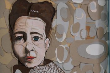 Adaptação da arte de Lorelee Gobetti | Simone de Beauvoir