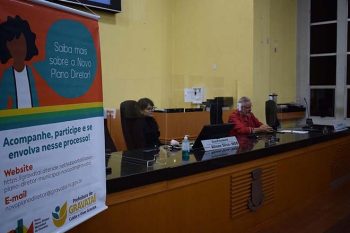 É a terceira audiência pública sobre o novo Plano Diretor do município