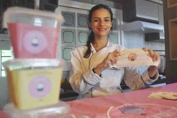 Ticiane Fraga, pedagoga, confeiteira e empresária: Guria Doce produz doces fitness - e tradicionais - e sonha em expandir os negócios.