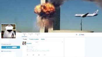 Perfil ligado ao EI no Twitter publica hashtags em português, com foto do Congresso Nacional em chamas