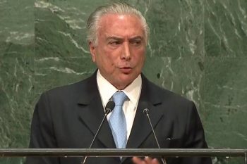 Michel Temer, em Washington