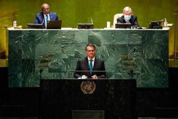Bolsonaro na ONU | Foto ALAN SANTOS | PR