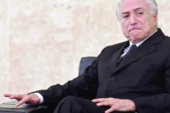 Michel Temer, presidente interino do Brasil