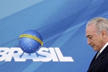 Presidente Michel Temer em pronunciamento no fim do ano | Foto ERALDO PERES