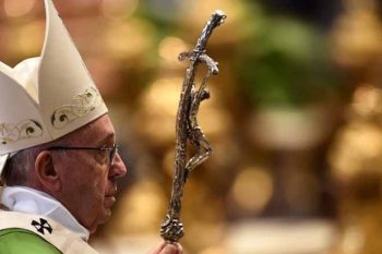 O papa Francisco, quando foi eleito em 2013