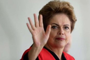 Dilma Rousseff, presidente que agora é ré no processo de impeachment