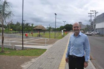 Prefeito Miki Breier inaugura sábado novo espaço de convivência na beira do Rio Gravataí, a Praça de Ecoturismo Leonel de Moura Brizola.