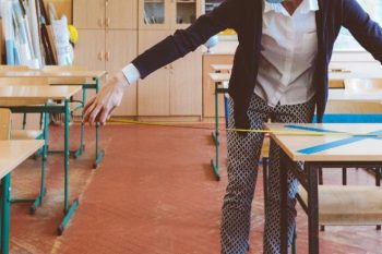 Pelas regras, distância entre alunos deve ser mantida em 2 metros. Foto: Divulgação