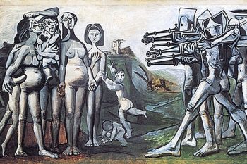 Arte adaptada de Massacre in Korea | Picasso
