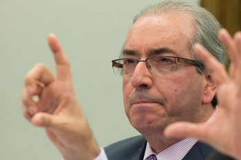 Cunha, em sessão da CCJ que julgou o recurso contra sua cassação | Foto LULA MARQUES
