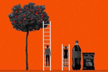 O Joio e O Tribo, ilustração por DENISE MATSUMOTO