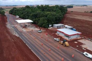 Obras no pedágio de Victor Graeff, uma das quatro praças que a concessionária vai ativar na BR-386, está em fase de conclusão. FOTO | CCR ViaSul