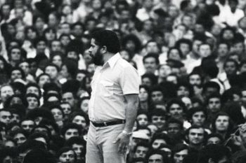 Lula durante as greves de metalúrgicos no ABC em 1979