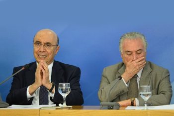 O ministro Meirelles e Temer em Brasília | Foto ANDRESSA ANHOLETE