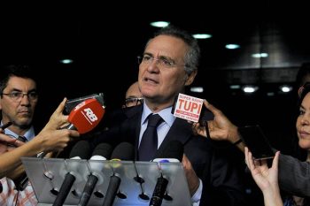 Senador Renan Calheiros (PMDB-AL) concede entrevista no Senado Federal | Foto JANE DE ARAÚJO