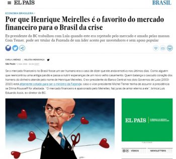 O sEGUINTE: recomenda a leitura da reportagem publicada hoje pelo El País Brasil