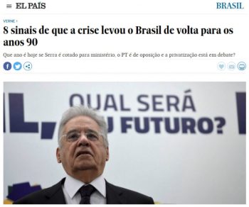 SEGUINTE recomenda a leitura da reportagem publicada neste sábado no site do El País.